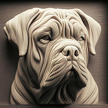 3D model st Neapolitan Mastiff dog (STL)